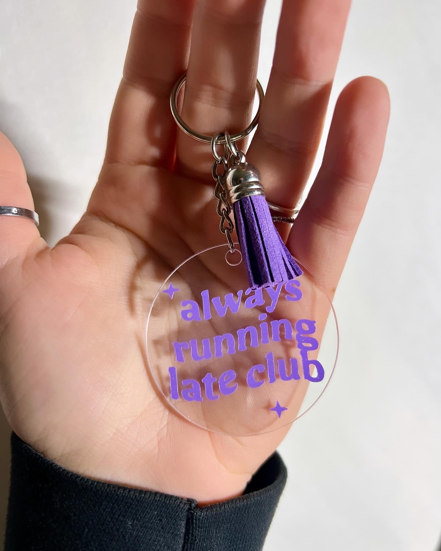 Always Late Club Keychain